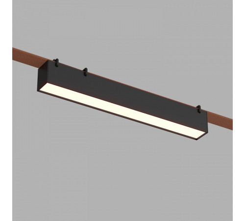 Трековый однофазный светильник Denkirs Belty linear DK5574-BK Трековый однофазный светильник Denkirs Belty linear DK5574-BK