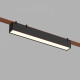 Трековый однофазный светильник Denkirs Belty linear DK5574-BK