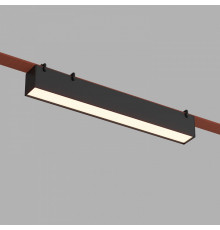 Трековый однофазный светильник Denkirs Belty Linear DK5575-BK