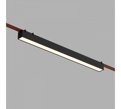 Трековый однофазный светильник Denkirs Belty linear DK5576-BK Трековый однофазный светильник Denkirs Belty linear DK5576-BK