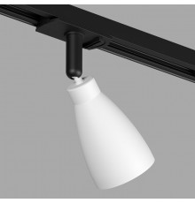 Трековый однофазный светильник Denkirs Bell DK6050-BW+BK