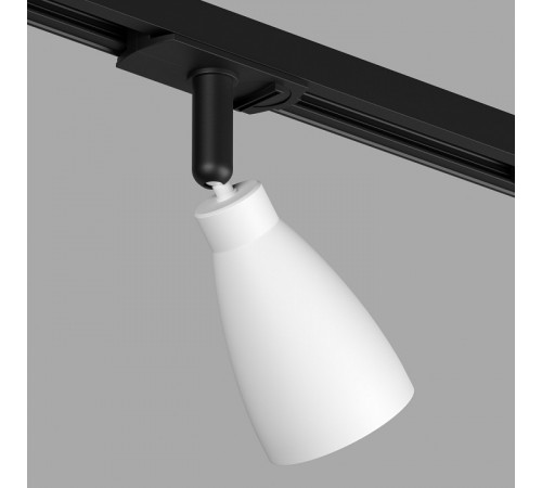 Трековый однофазный светильник Denkirs Bell DK6050-BW+BK Трековый однофазный светильник Denkirs Bell DK6050-BW+BK