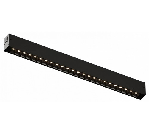 Трековый однофазный светильник Denkirs Smart Grill DK8002-CONN-BK