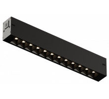 Трековый однофазный светильник Denkirs Simple Grill DK8101-BK