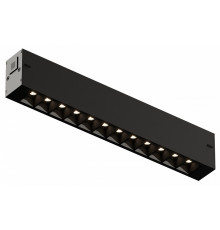 Трековый однофазный светильник Denkirs Simple Grill DK8101-BK