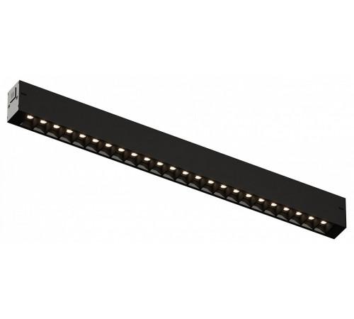 Трековый однофазный светильник Denkirs Simple Grill DK8102-BK