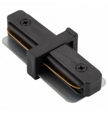 Коннектор прямой Denkirs DK Track Black TR1101-BK