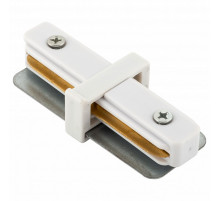 Коннектор прямой Denkirs DK Track White TR1101-WH
