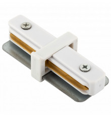 Коннектор прямой Denkirs DK Track White TR1101-WH
