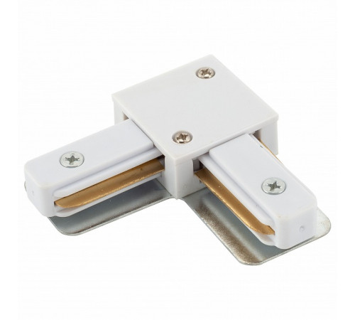 Коннектор L-образный Denkirs DK Track White TR1102-WH