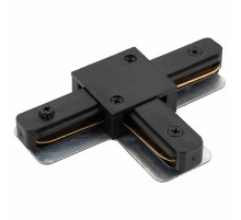 Коннектор T-образный Denkirs DK Track Black TR1103-BK