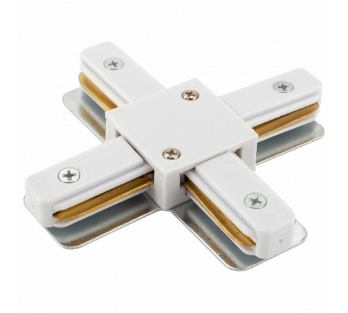Коннектор Х-образный Denkirs DK Track White TR1104-WH Коннектор Х-образный Denkirs DK Track White TR1104-WH