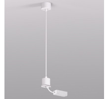 Подвод питания для подвесного монтажа трека Denkirs Smart Base TR2124-WH