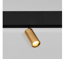 Магнитный трековый светильник  Elektrostandard Slim Magnetic Dim Cantors 5W 2700-6500K латунь 4690389195303 a063531