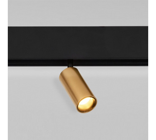 Магнитный трековый светильник Elektrostandard Slim Magnetic Dim Cantors 5W 2700-6500K латунь 4690389195303 a063531 Магнитный трековый светильник Elektrostandard Slim Magnetic Dim Cantors 5W 2700-6500K латунь 4690389195303 a063531