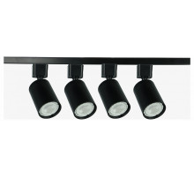Трековый однофазный светильник (4 шт.) Эра TR70-SET4-GU10-BK Б0063956