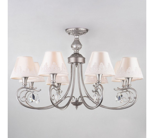 Потолочная люстра Eurosvet Incanto 60069/8 серебро Потолочная люстра Eurosvet Incanto 60069/8 серебро