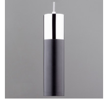 Подвесной светильник Eurosvet Double Topper 50135/1 LED хром/черный жемчуг