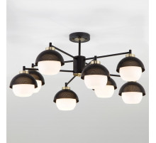 Люстра на штанге Eurosvet 70106/8 черный Smart a044935