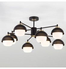 Люстра на штанге Eurosvet 70106/8 черный Smart a044935