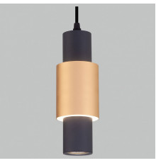 Подвесной светильник Eurosvet Bento 50204/1 LED черный/матовое золото
