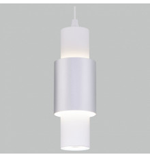 Подвесной светильник Eurosvet Bento 50204/1 LED белый/матовое серебро