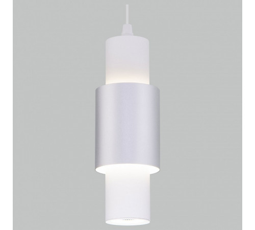 Подвесной светильник Eurosvet Bento 50204/1 LED белый/матовое серебро