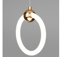 Подвесной светодиодный светильник Eurosvet Rim 90165/1 золото