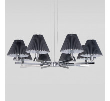 Подвесная люстра Eurosvet Peony 60136/8 хром/графит
