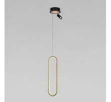 Подвесной светильник Eurosvet Spire 90269/1 черный/золото a060633