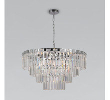 Подвесная люстра Eurosvet Elegante 10130/10 хром/прозрачный хрусталь Strotskis Smart a060641