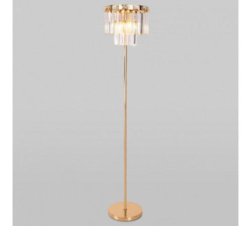 Торшер Eurosvet Elegante 01137/3 золото/прозрачный хрусталь Strotskis a060649 Торшер Eurosvet Elegante 01137/3 золото/прозрачный хрусталь Strotskis a060649