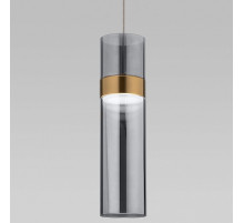 Подвесной светильник Eurosvet Lumen 50244/1 LED латунь/дымчатый a061287