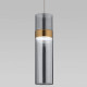 Подвесной светильник Eurosvet Lumen 50244/1 LED латунь/дымчатый a061287