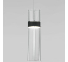 Подвесной светильник Eurosvet Lumen 50244/1 LED черный/прозрачный a061288