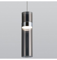 Подвесной светильник Eurosvet Lumen 50244/1 LED хром/дымчатый a061289