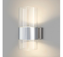 Настенный светильник Eurosvet Watford 40021/1 LED хром/прозрачный a062085