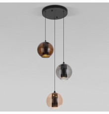 Подвесной светильник Eurosvet Cobble 50258/3 LED дымчатый/ бежевый/ шоколад a064554