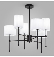 Люстра на штанге Eurosvet Notturno 60162/6 черный Smart a065662