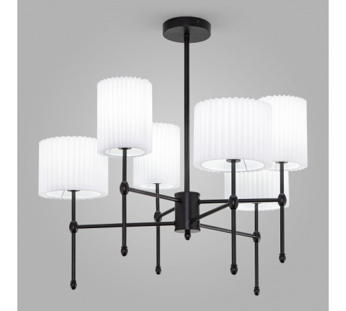 Люстра на штанге Eurosvet Notturno 60162/6 черный Smart a065662