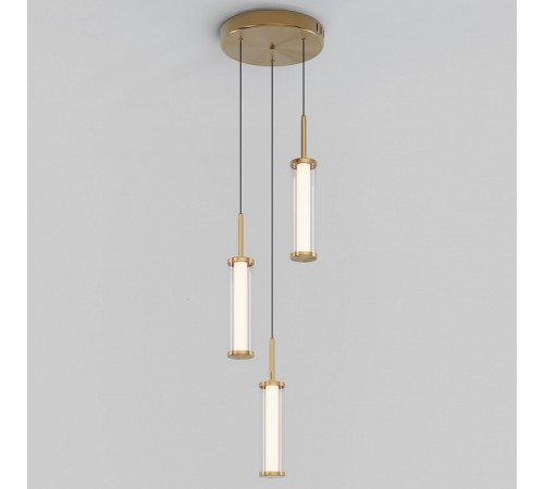 Подвесной светильник Eurosvet Stark 50386/3 LED латунь a067954