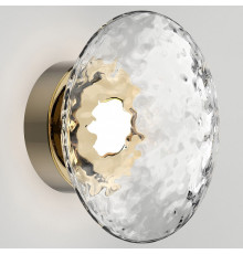 Настенный светильник Eurosvet Ripple 50389/1 LED латунь a069025