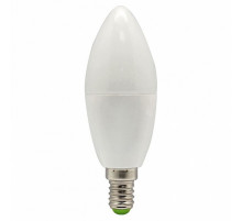 Лампа светодиодная Feron E14 7W 4000K Свеча матвоая LB-97 25476