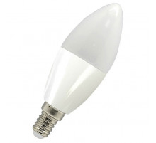 Лампа светодиодная Feron E14 7W 6400K Свеча Матовая LB-97 25477