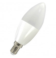 Лампа светодиодная Feron E14 7W 6400K Свеча Матовая LB-97 25477