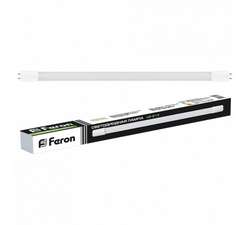 Лампа светодиодная Feron G13 10W 4000K Трубчатая Матовая LB-213 25497 Лампа светодиодная Feron G13 10W 4000K Трубчатая Матовая LB-213 25497