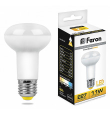 Лампа светодиодная Feron E27 11W 2700K Груша Матовая LB-463 25510