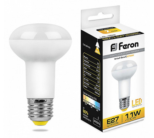 Лампа светодиодная Feron E27 11W 2700K Груша Матовая LB-463 25510 Лампа светодиодная Feron E27 11W 2700K Груша Матовая LB-463 25510