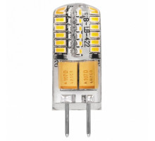 Лампа светодиодная Feron G4 3W 2700K Прямосторонняя Матовая LB-422 25531