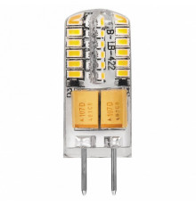 Лампа светодиодная Feron G4 3W 2700K Прямосторонняя Матовая LB-422 25531